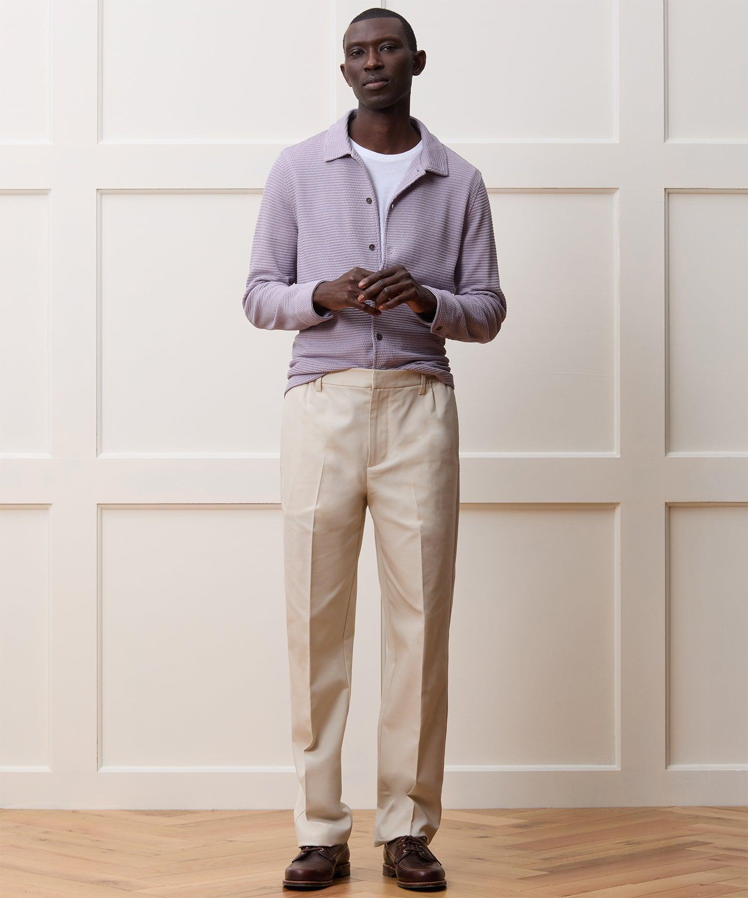 Italian Wool Cotton Modern Trouser Product Image