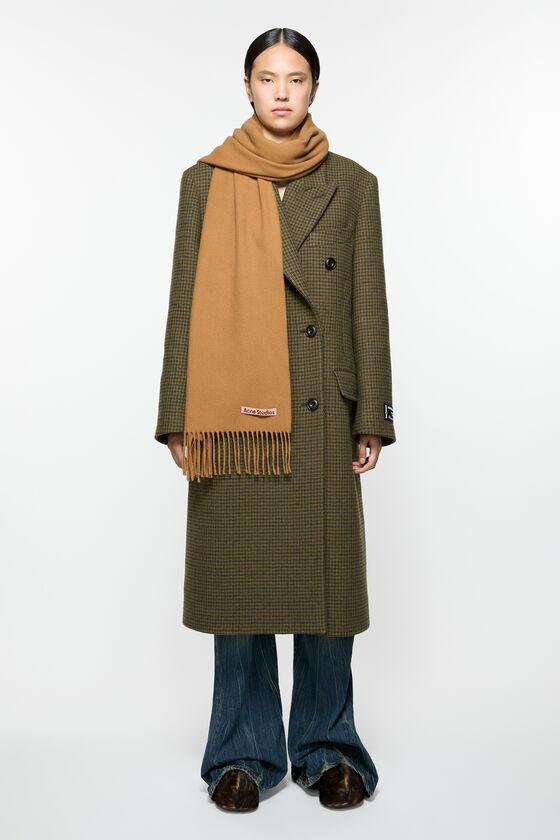 Cashmere fringe scarf - Narrow Product Image