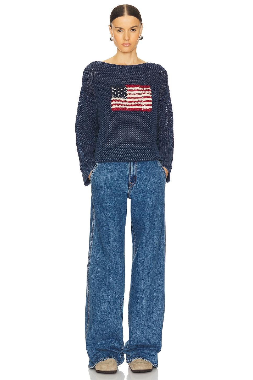 Flag Pullover Sweater Polo Ralph Lauren Product Image