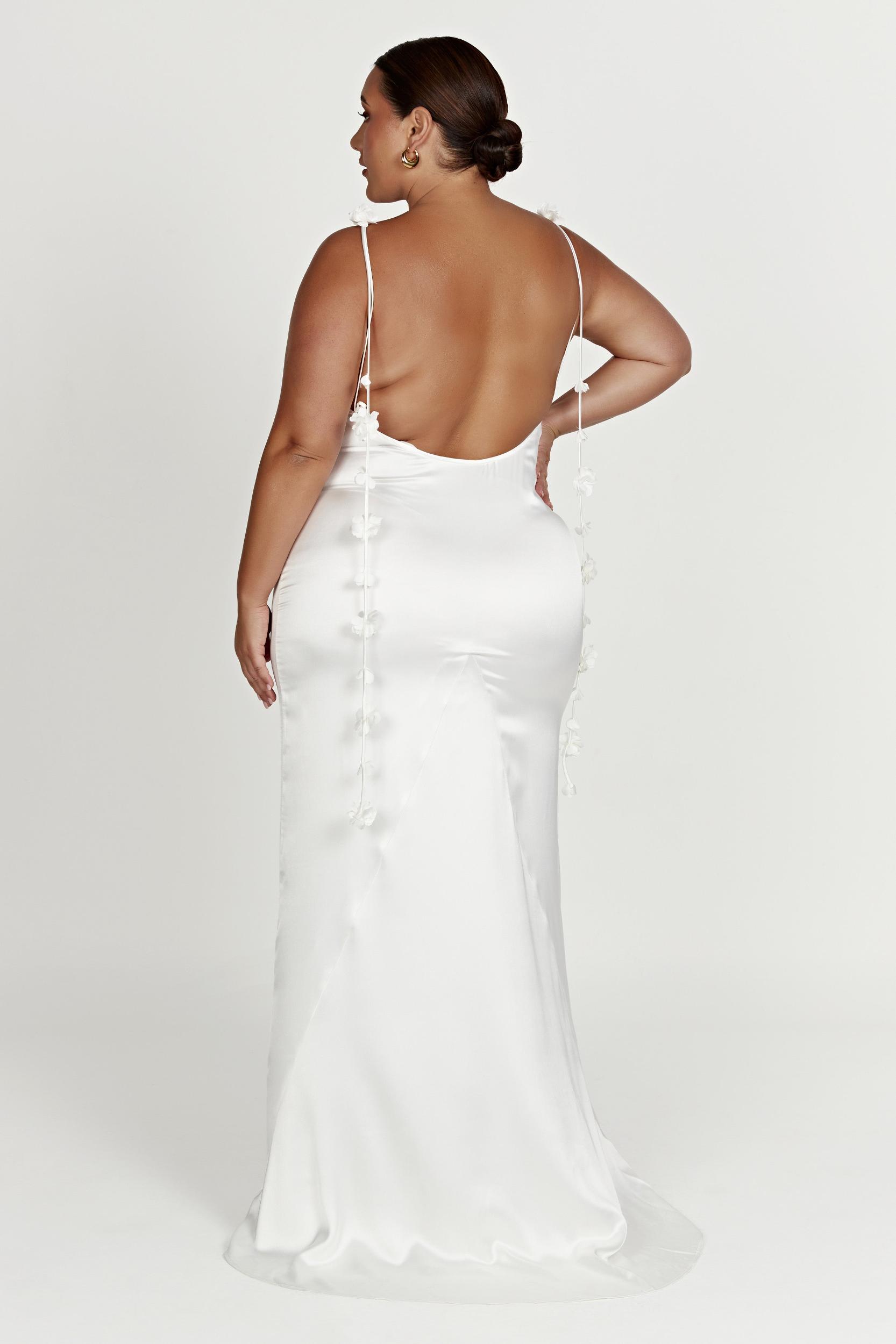 Elenora Rose Gown - White Product Image