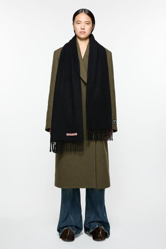 Cashmere fringe scarf - Narrow Product Image