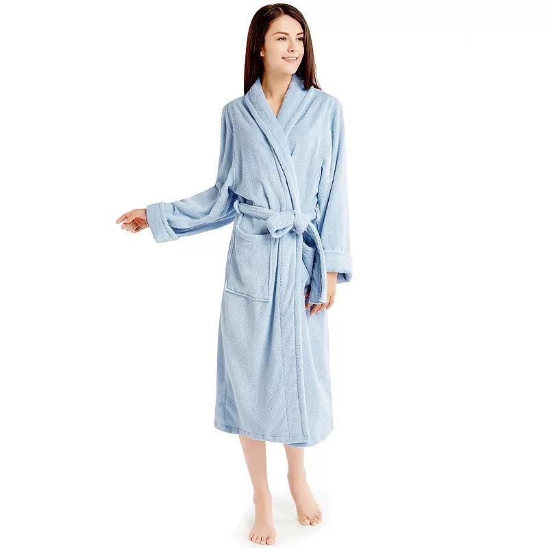 INK+IVY Women's Cotton Terry Robe, Size: Small/Medium, White Product Image