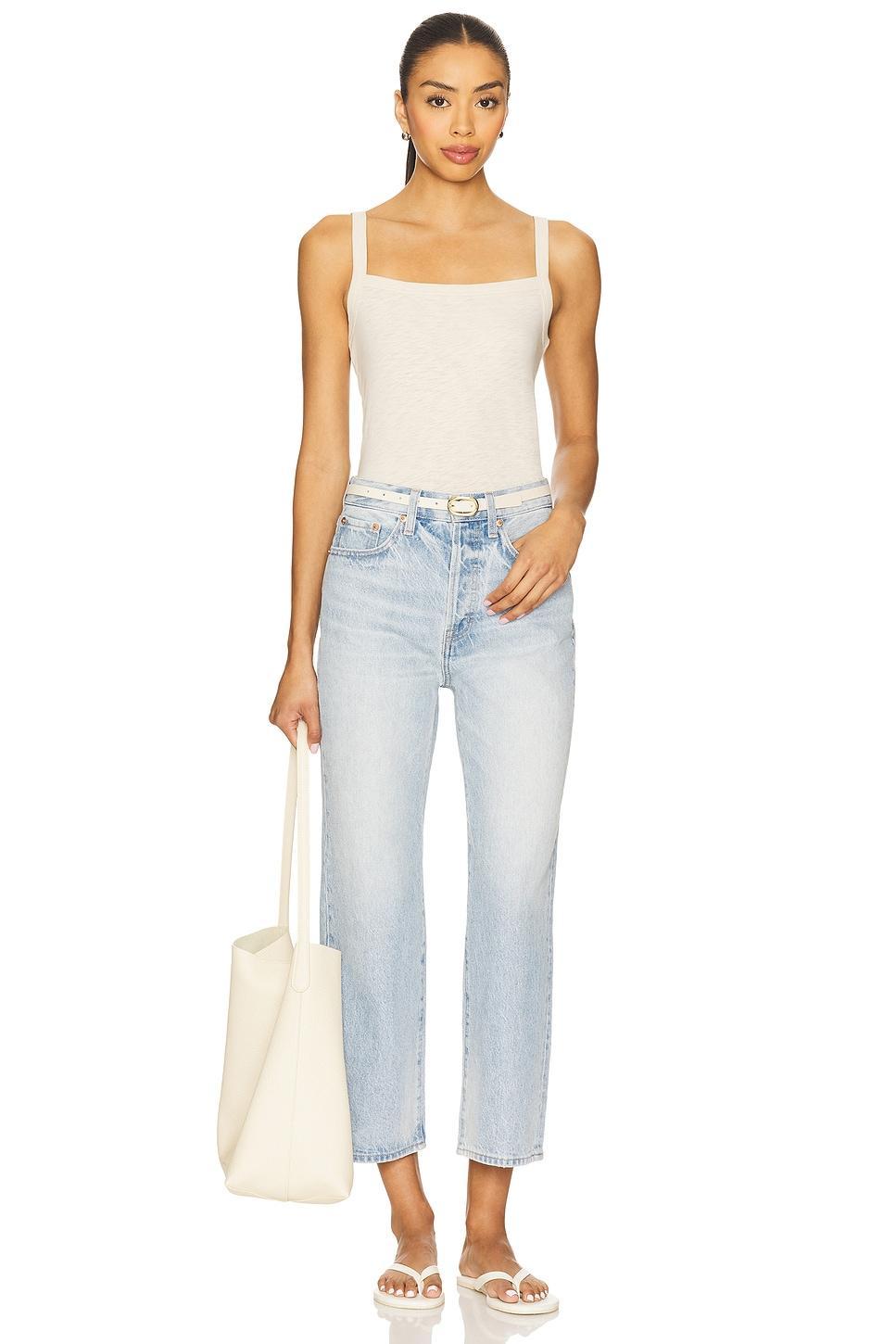 Cassie High Rise Crop Straight PISTOLA Product Image