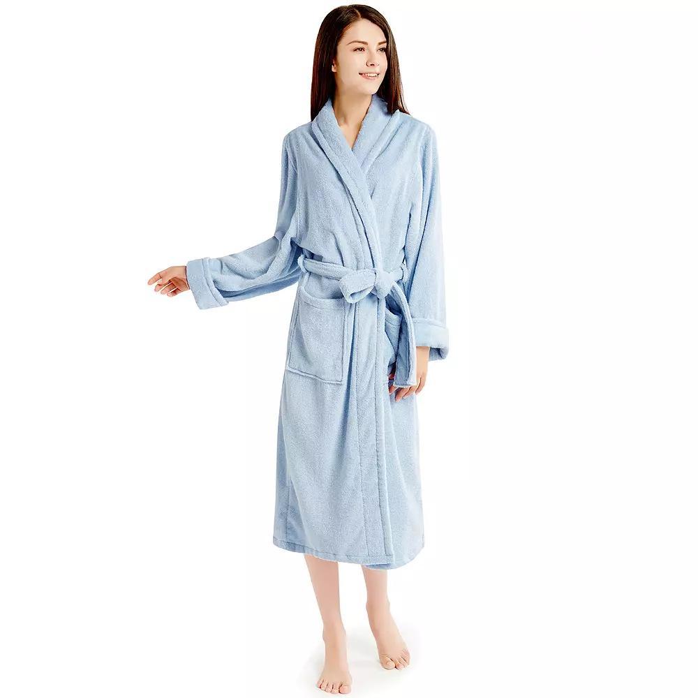 INK+IVY Women's Cotton Terry Robe, Size: Small/Medium, White Product Image