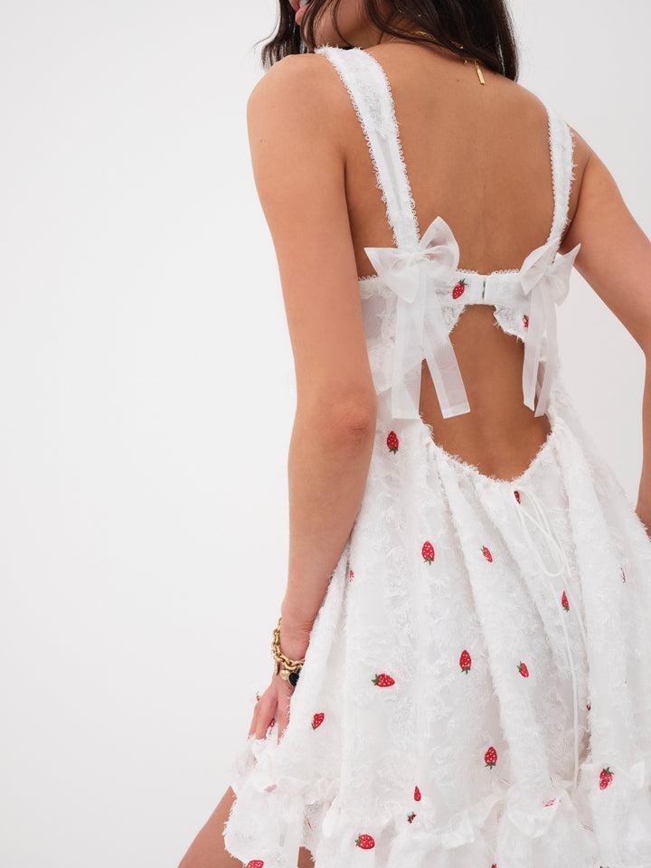Tesoro Mini Dress — White Product Image