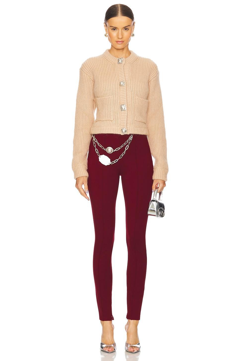 Gemstone Button Cardigan AREA Product Image