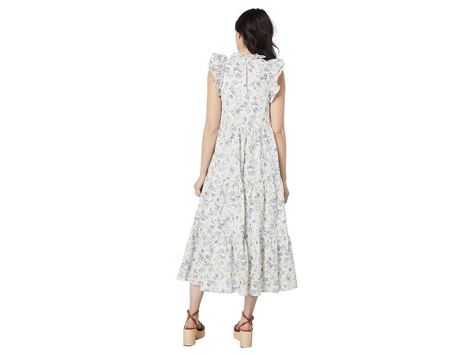 Womens Eliza Floral Tiered Midi-Dress Product Image