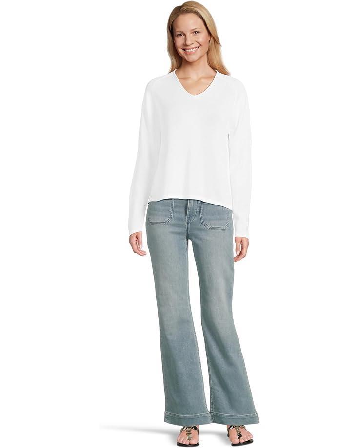 Crew Neck Raglan Sleeve Sweater Product Image