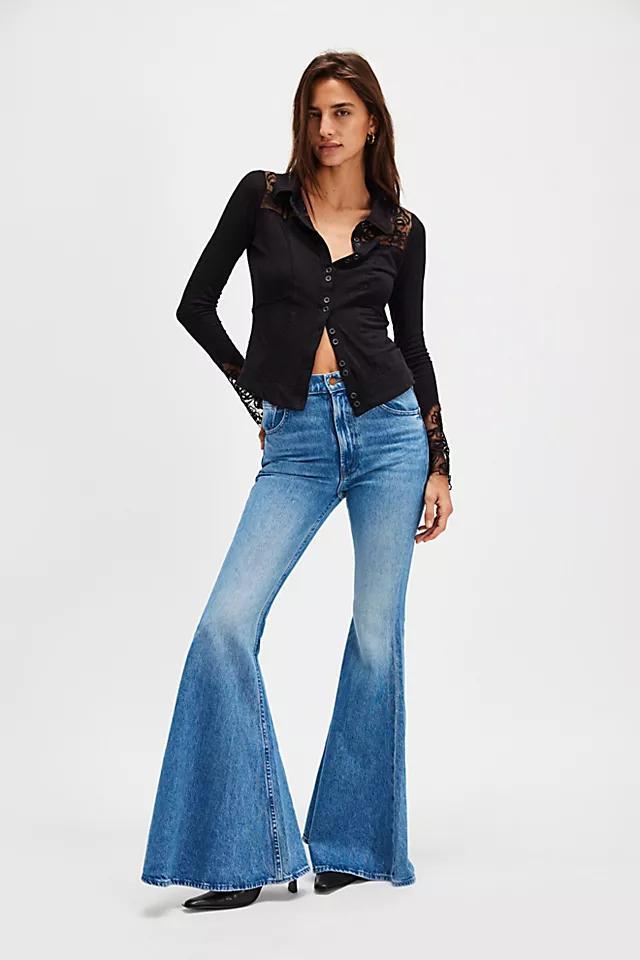 Snacks! by MOTHER The Dollop Heel Jeans Product Image