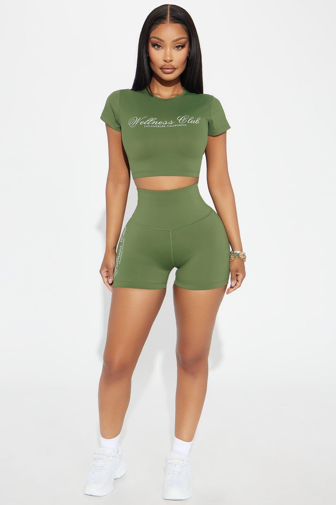 Wellness Club Active Top - Olive Product Image