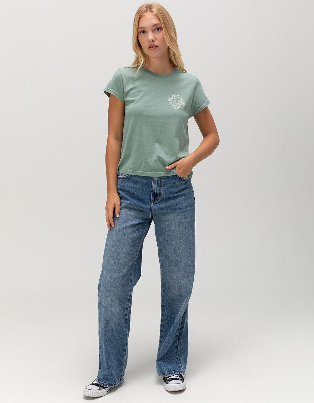 SALTY CREW Drawn In Circles Womens Tee - SAGE Product Image
