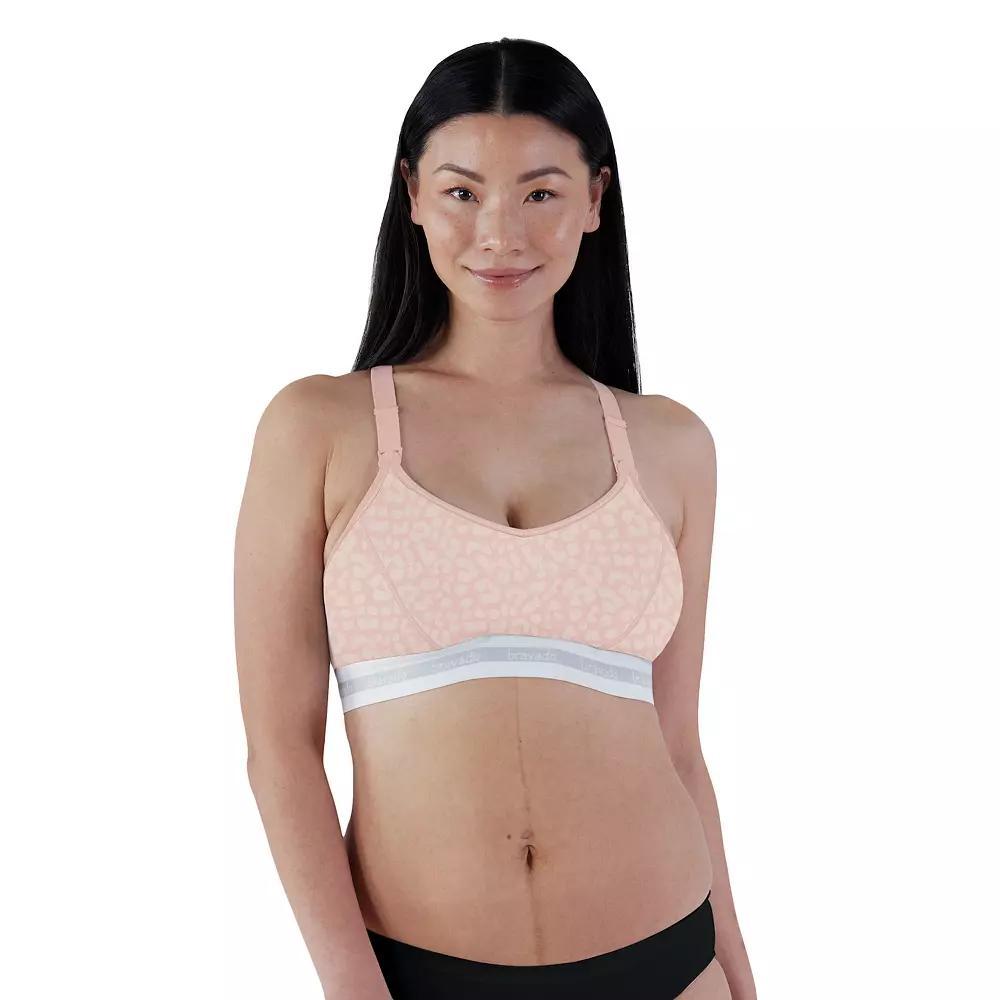 Bravado Designs Original Pumping and Nursing Bra 12006V, Women's, Size: Medium FC, Pink Leopard Product Image