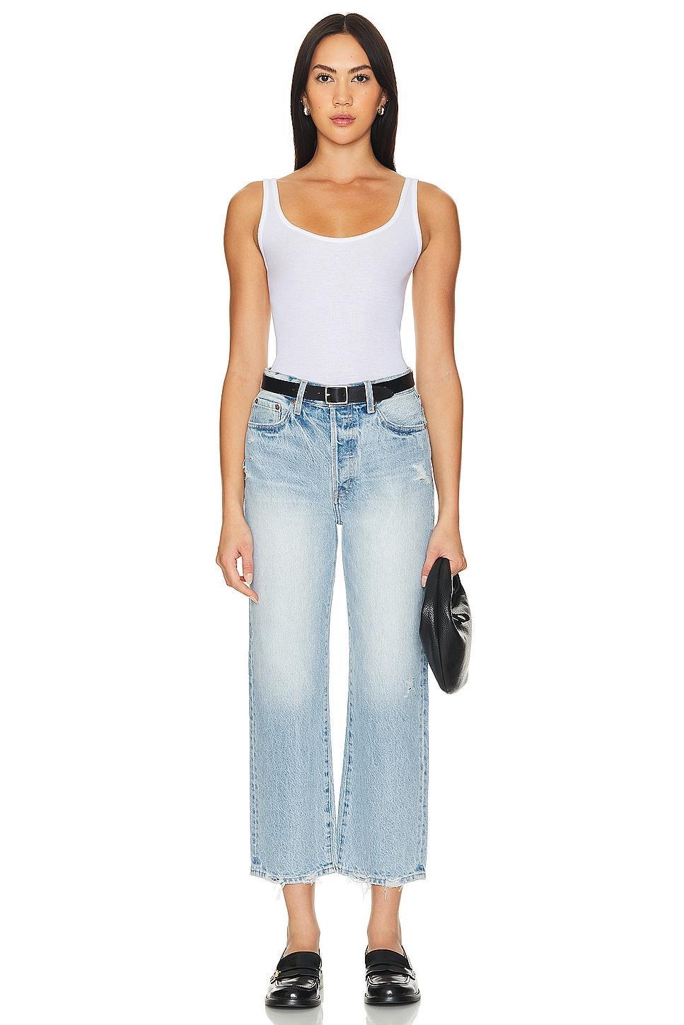 Cassie Crop Straight PISTOLA Product Image