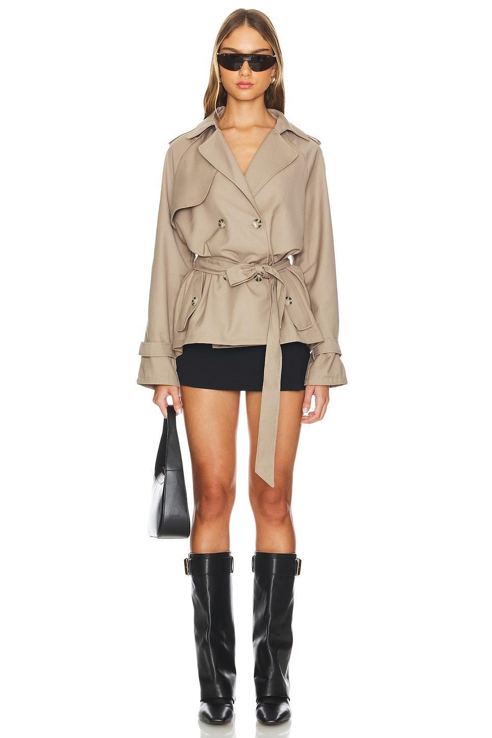 Cropped Trencherous Coat LIONESS Product Image