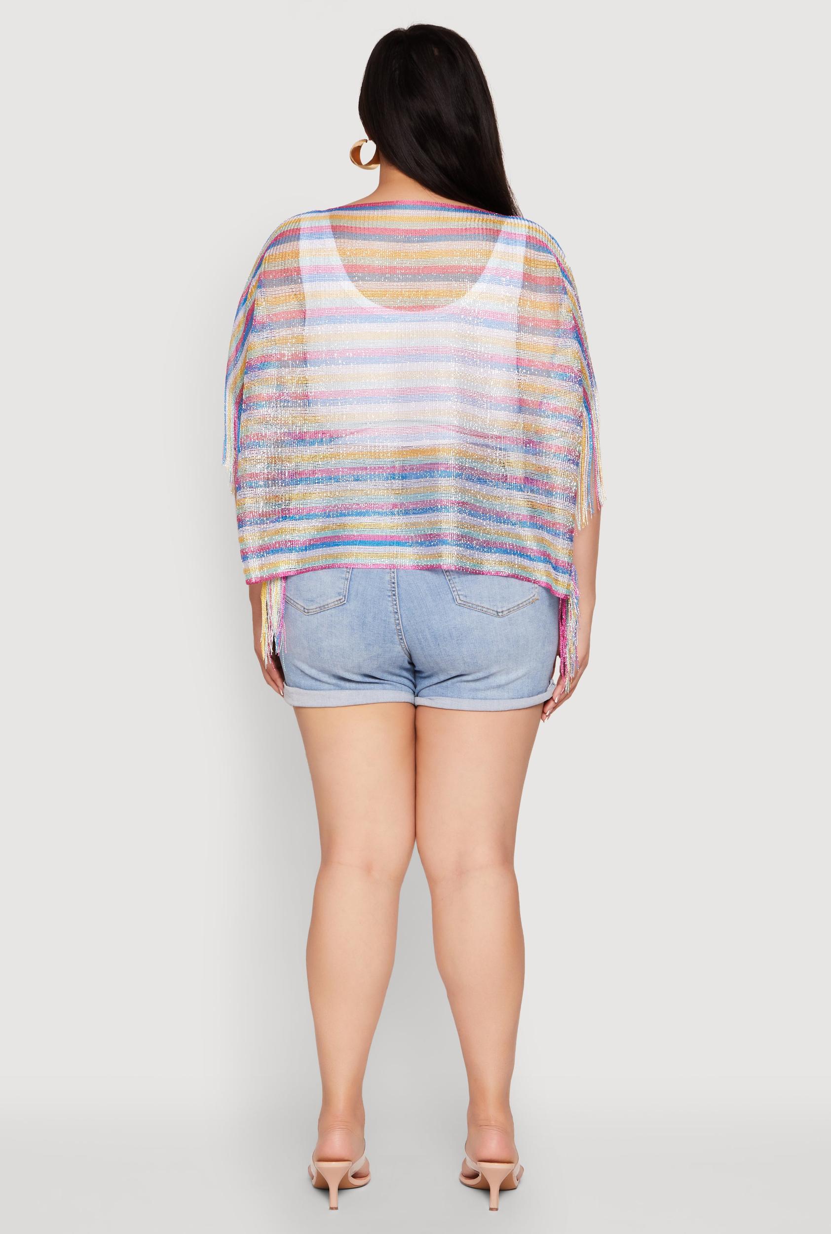 Striped Swim Cover Up Female Product Image