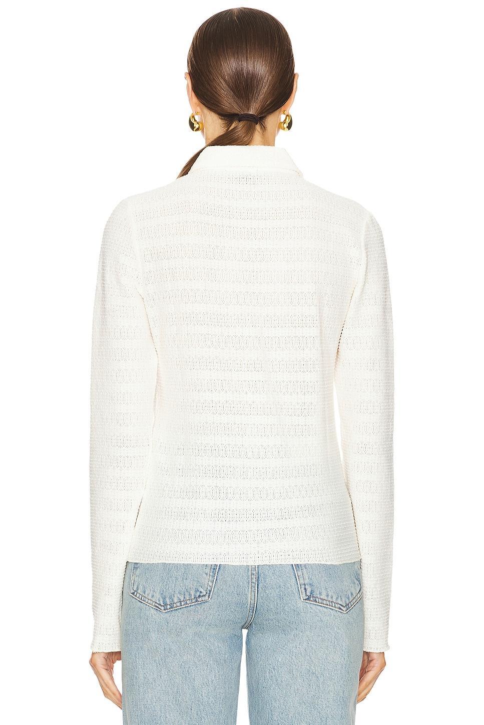 Julia Long Sleeve Polo Rag & Bone Product Image