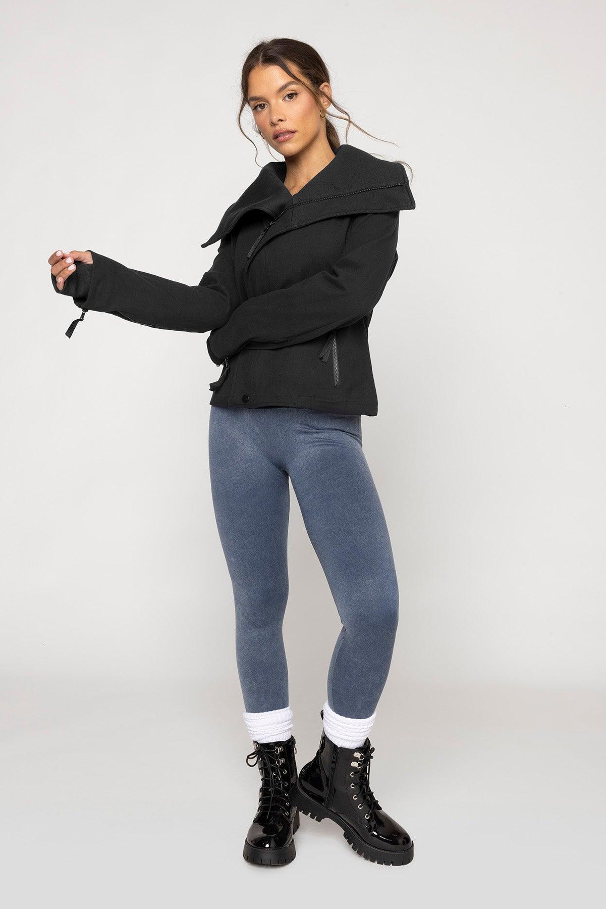 Heart Racer Moto Jacket - Black Product Image