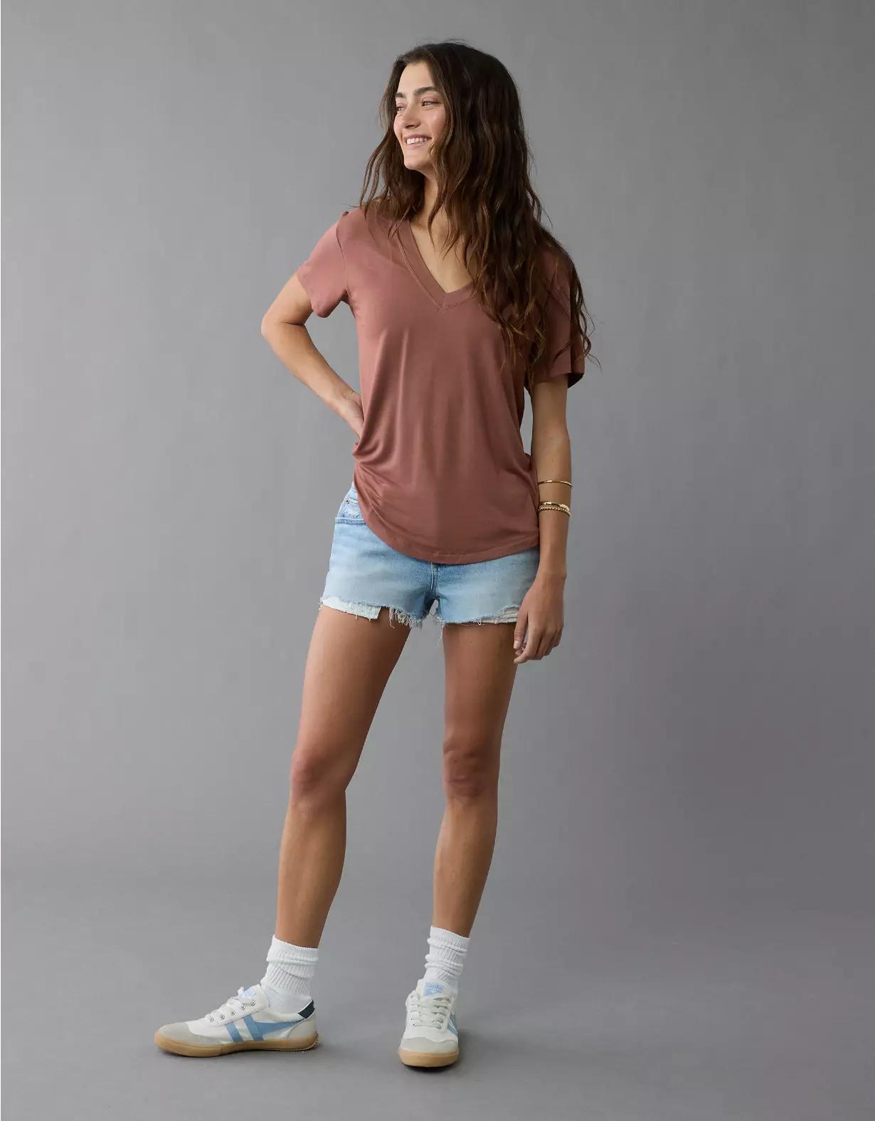AE Soft & Sexy V-Neck T-Shirt Product Image