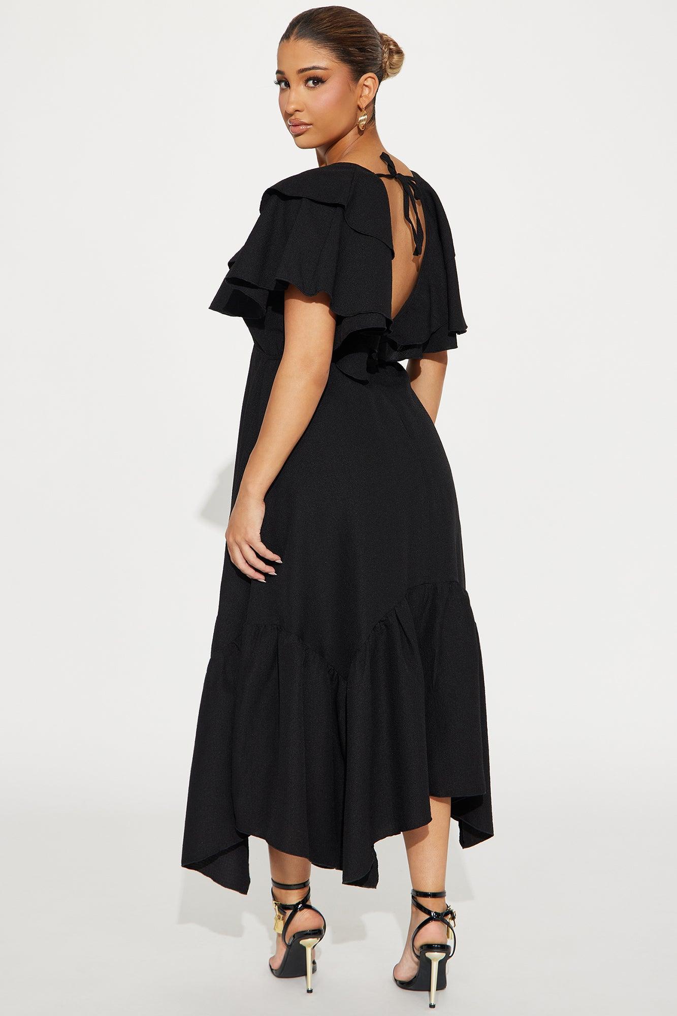 Addison Airflow Midi Dress - Black Product Image