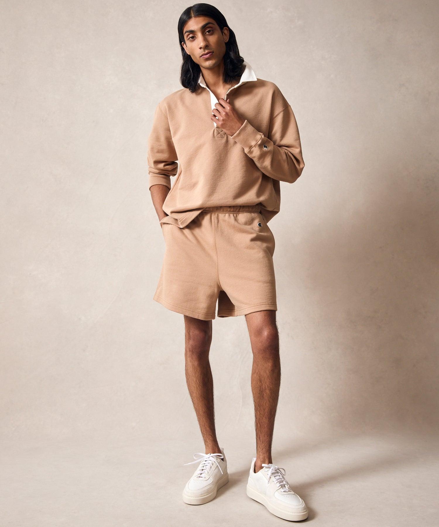 Oversized Terry Rugby in Camel Product Image