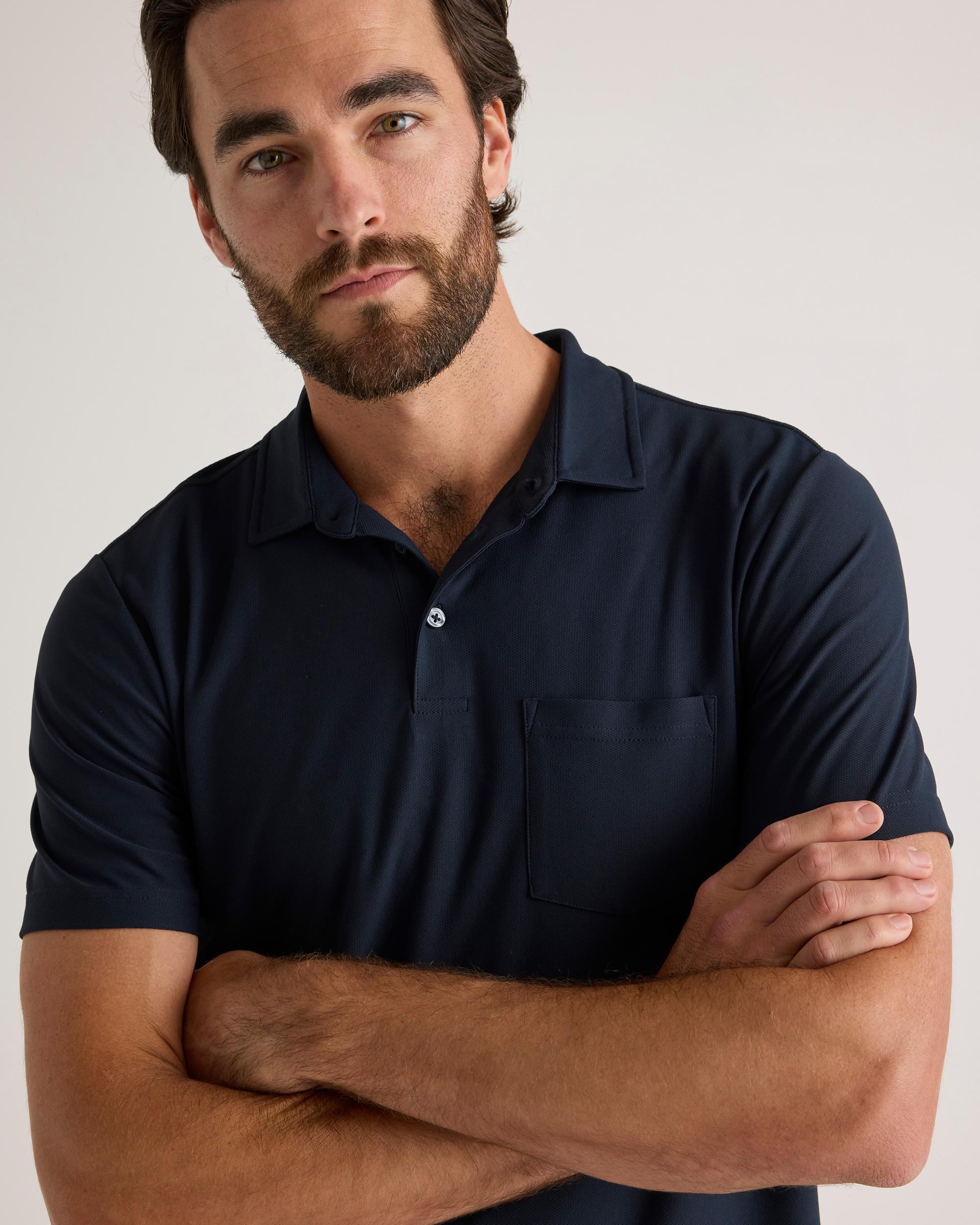 Quince | Men's ProPique Performance Polo Recycled Polyester Product Image