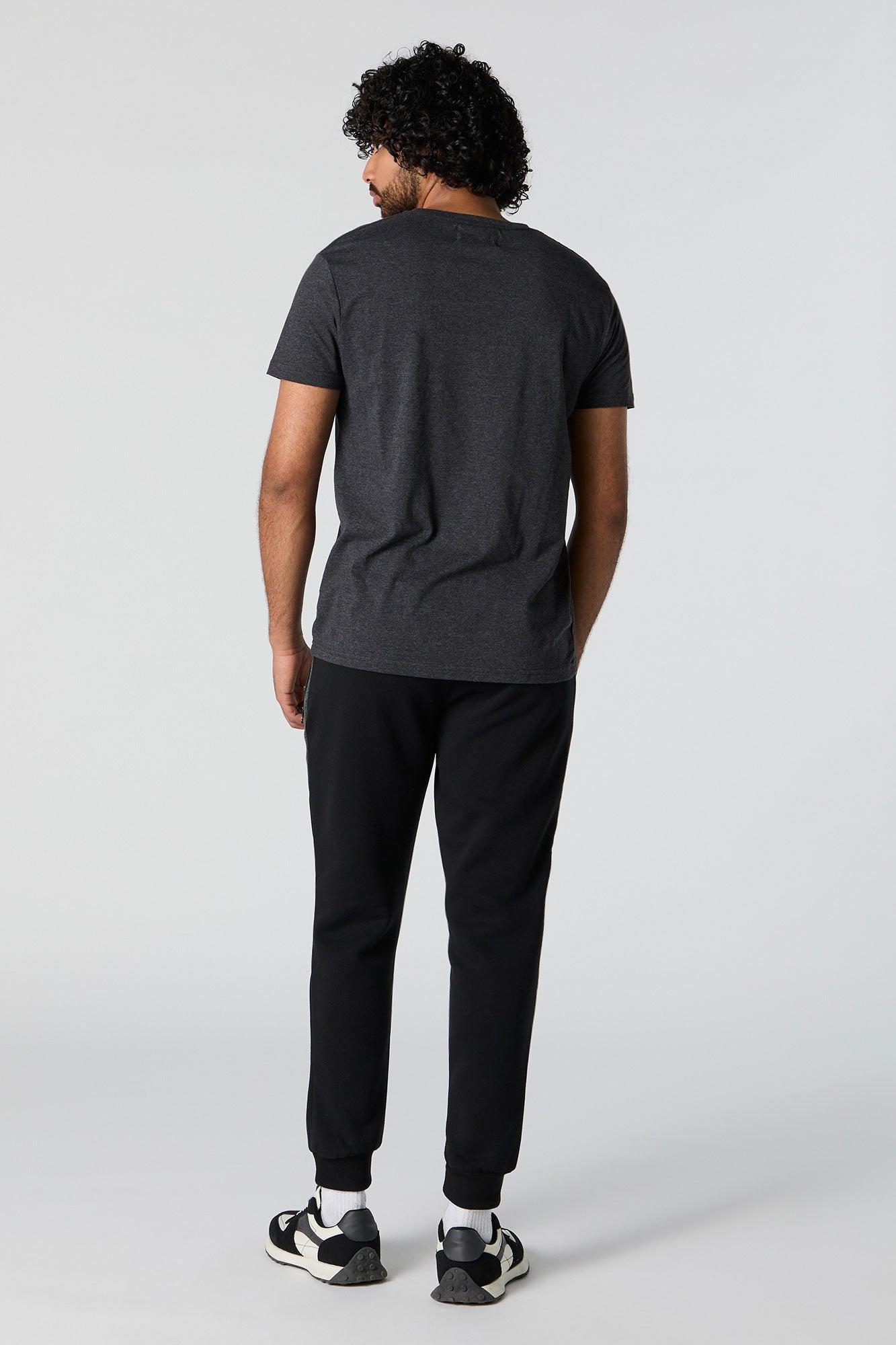 Zip Pocket Fleece Drawstring Jogger Male Product Image