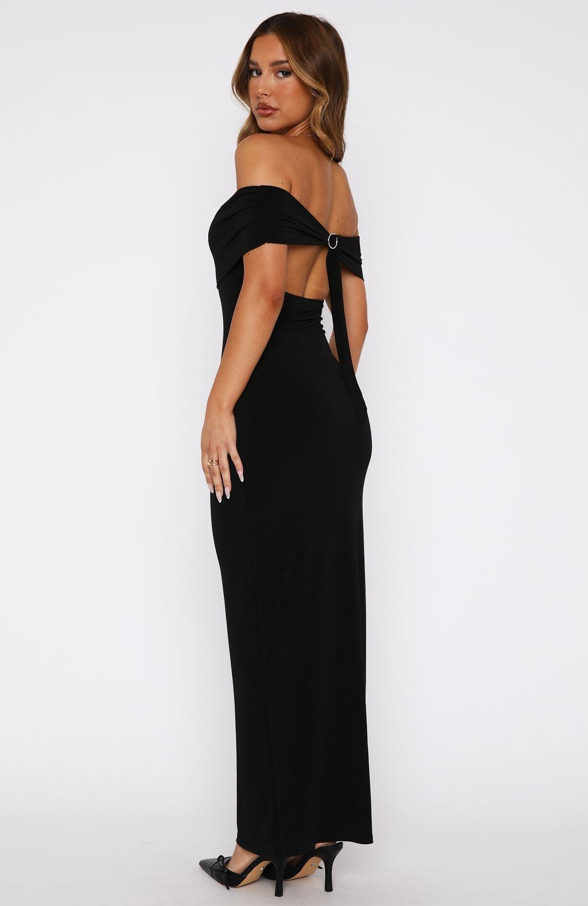 Truth Over Lies Maxi Dress Black Product Image