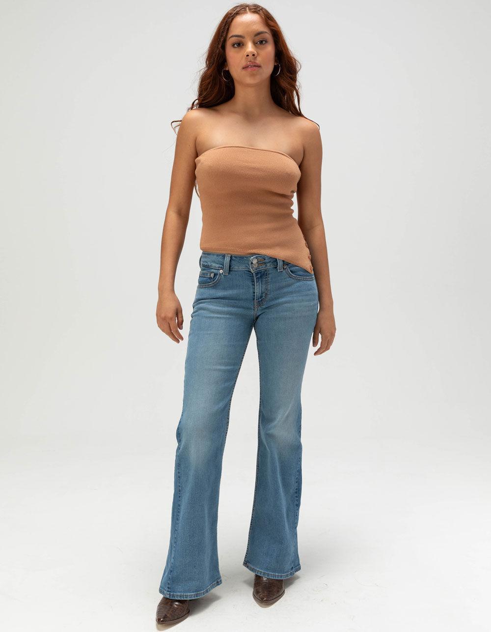 NO COMMENT Asymmetrical Sweater Womens Tube Top Product Image