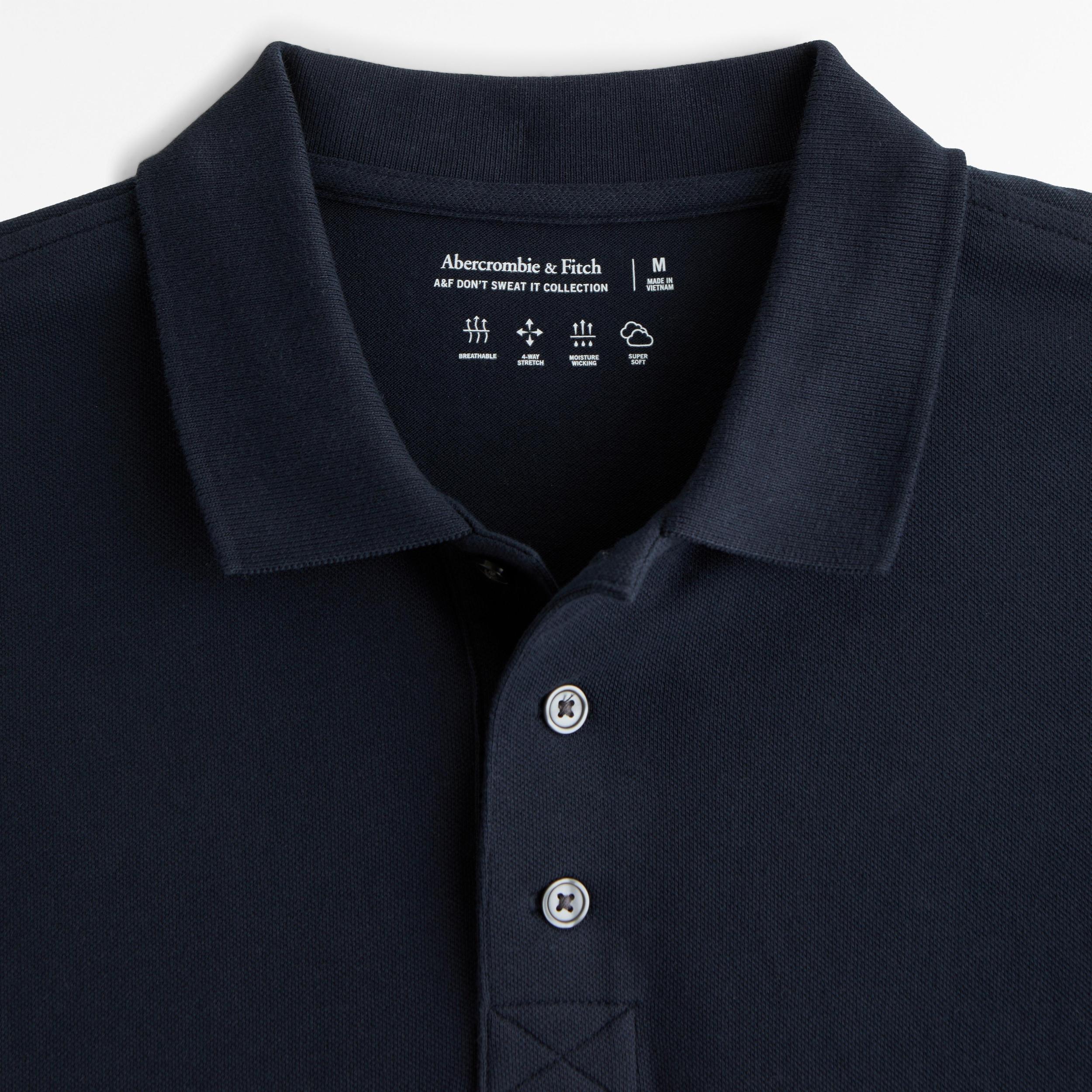 Pique Cropped Polo Product Image