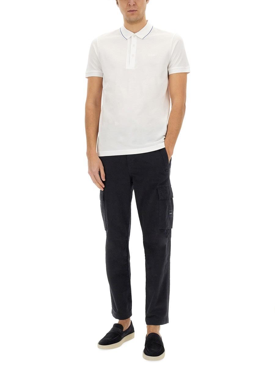HUGO BOSS Polo Paule 4 In White Product Image