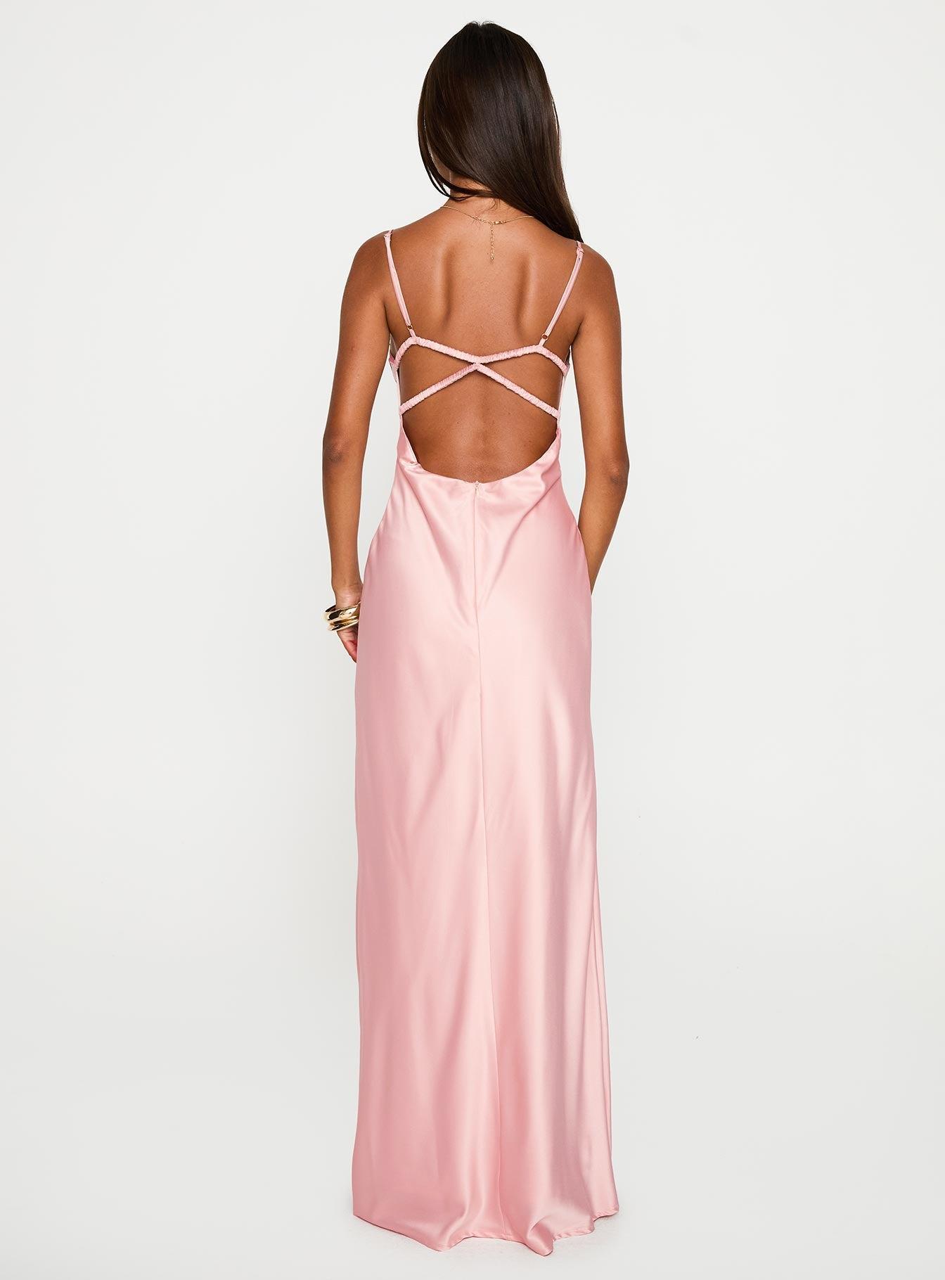 Ravia Maxi Dress Pink Product Image