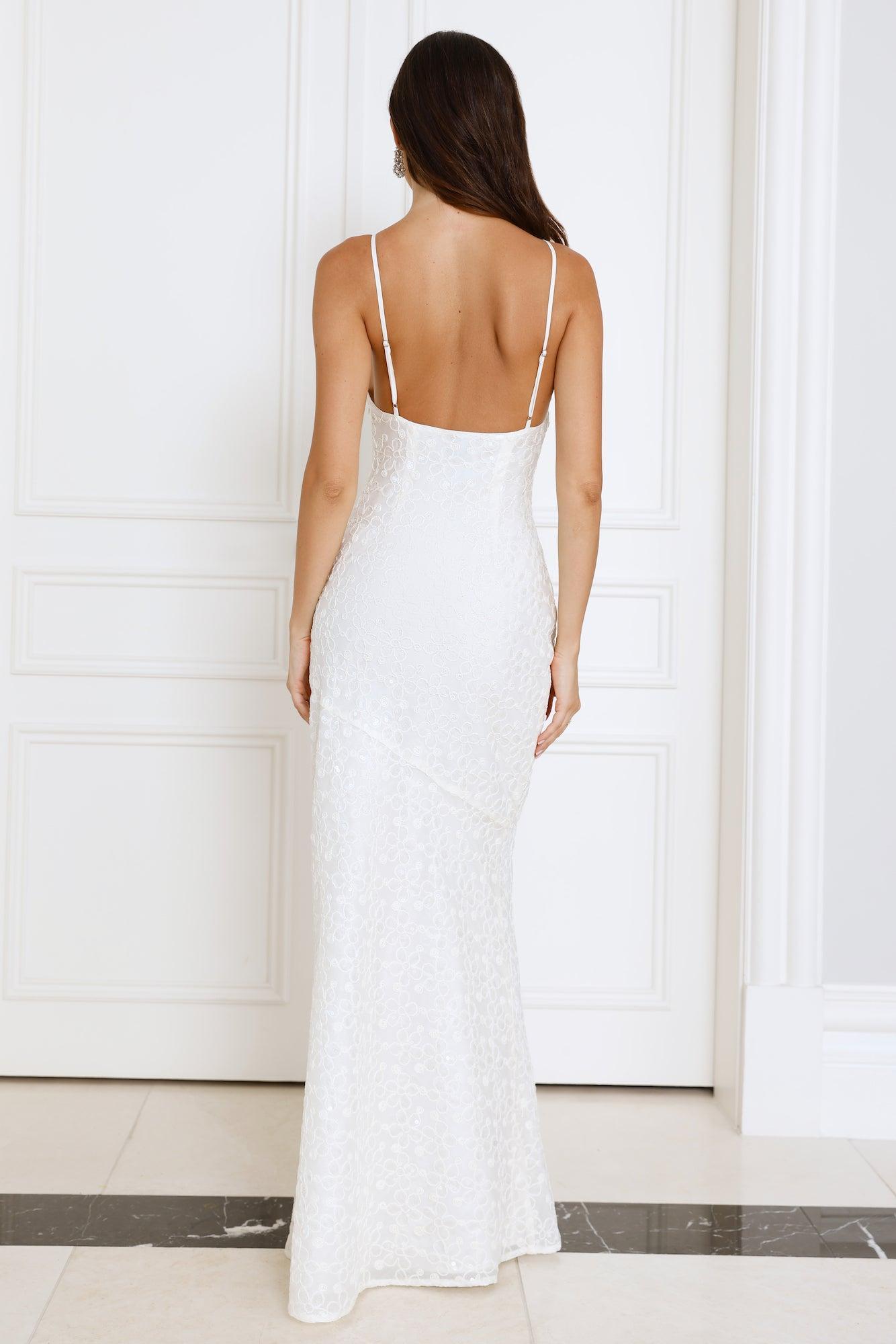 Tidepool Dreams Maxi Dress Cream Product Image
