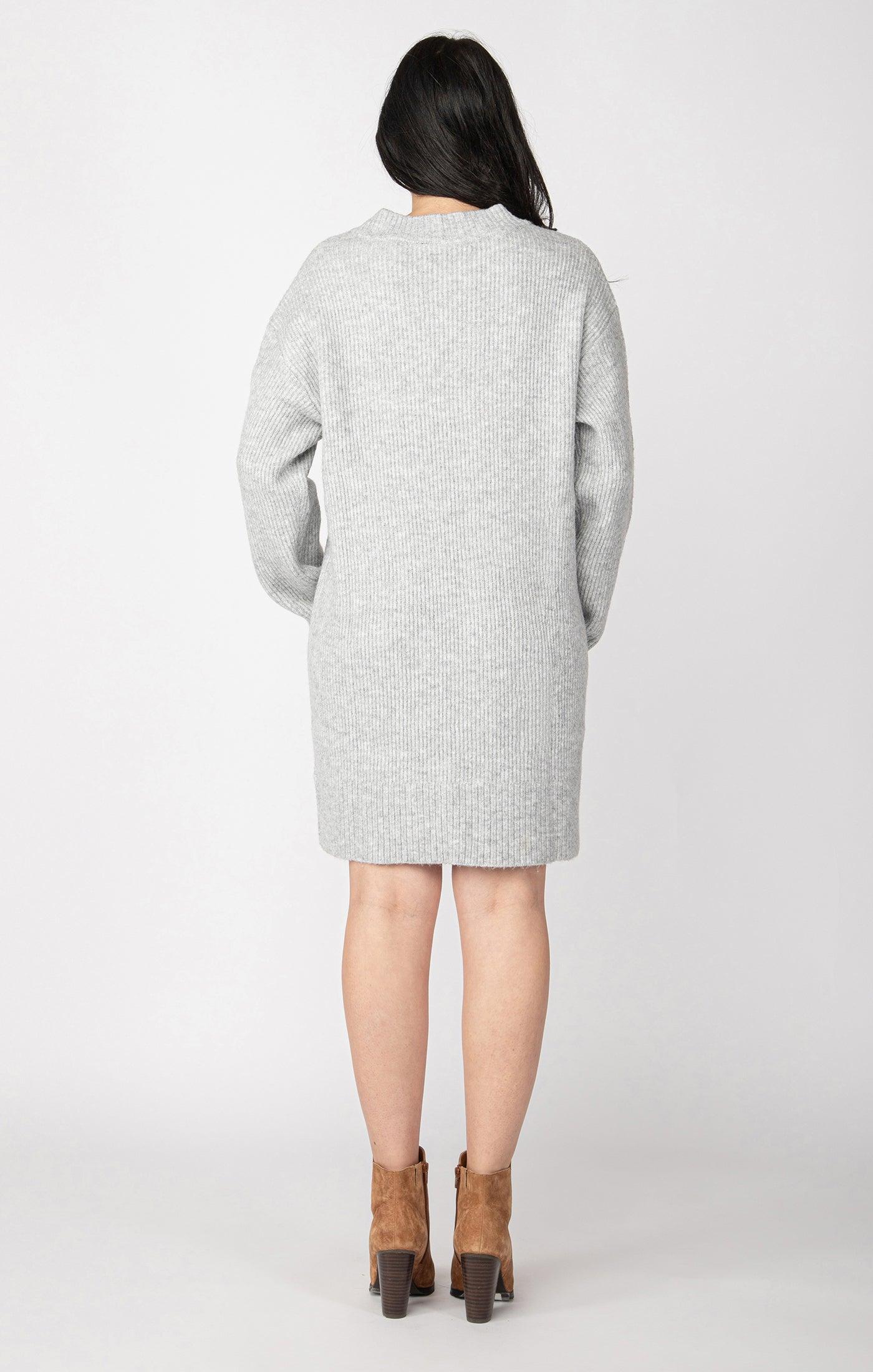 Gray Sweater Dress Product Image