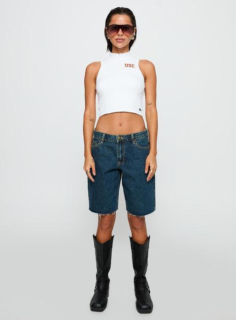 USC Belle Tank Top White Product Image