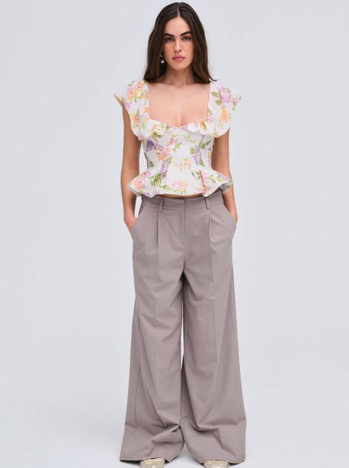 Cleodora Top — White Product Image