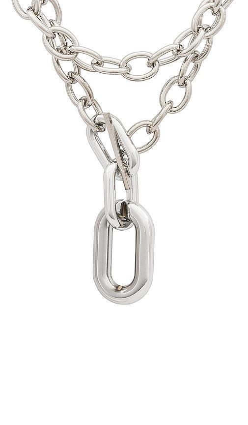Large Chain Layered Necklace Amber Sceats Product Image