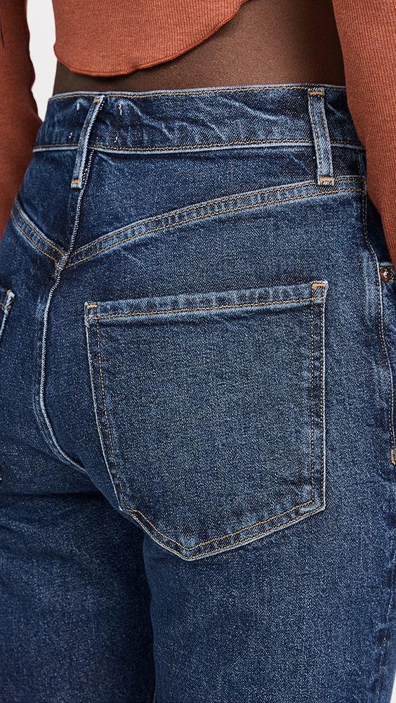 AGOLDE Riley Long High Rise Straight Jeans | Shopbop Product Image