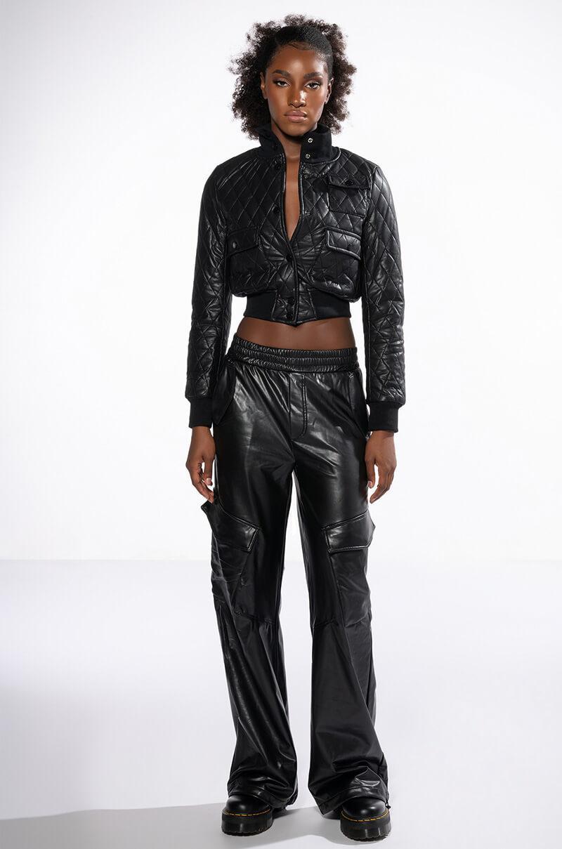 ALWAYS WINNING FAUX LEATHER JOGGER Product Image