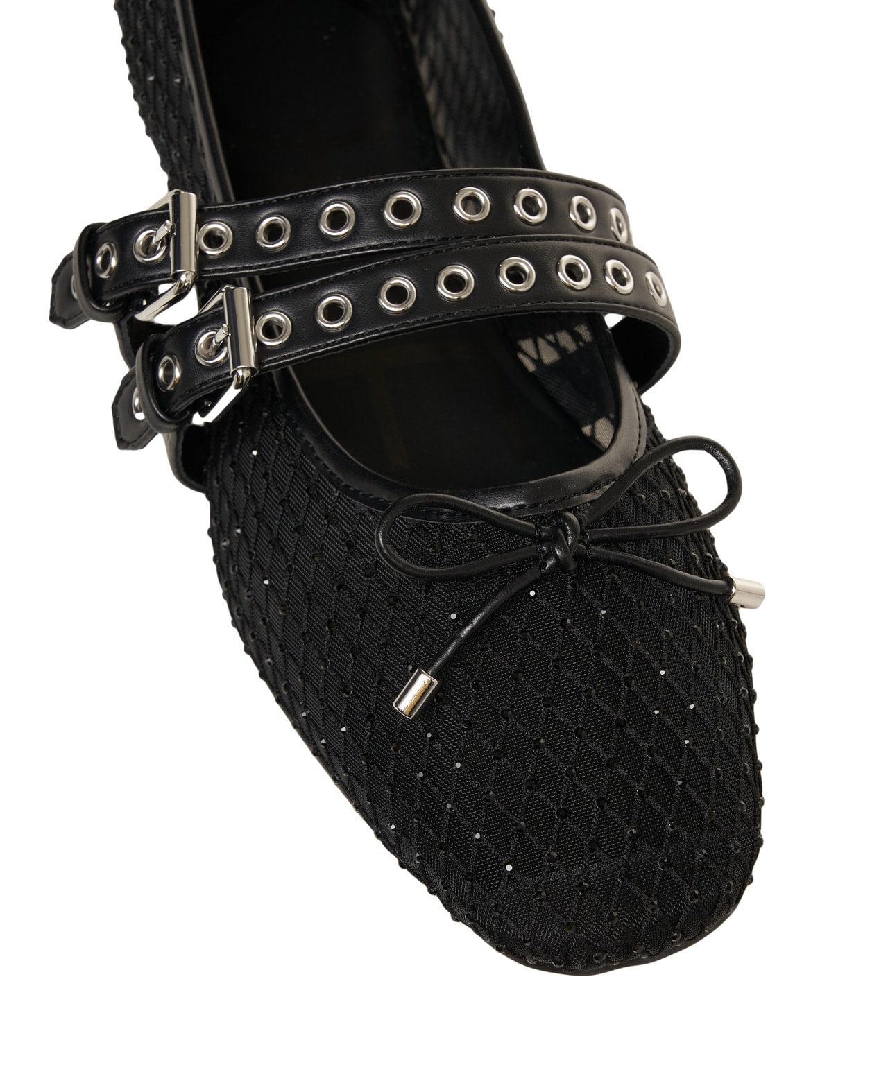 Mesh Ballerinas with rhinestones Product Image