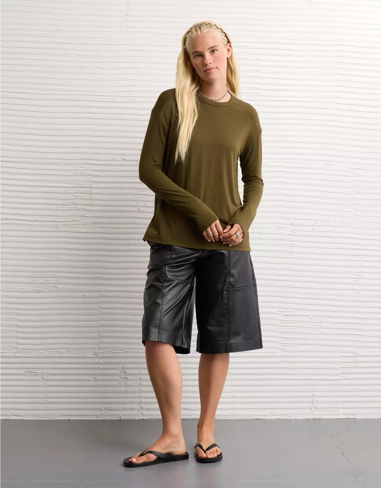 AE Soft & Sexy Long Sleeve T-Shirt Product Image