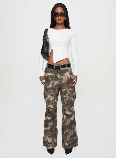 Mischief Camo Pants Green Product Image