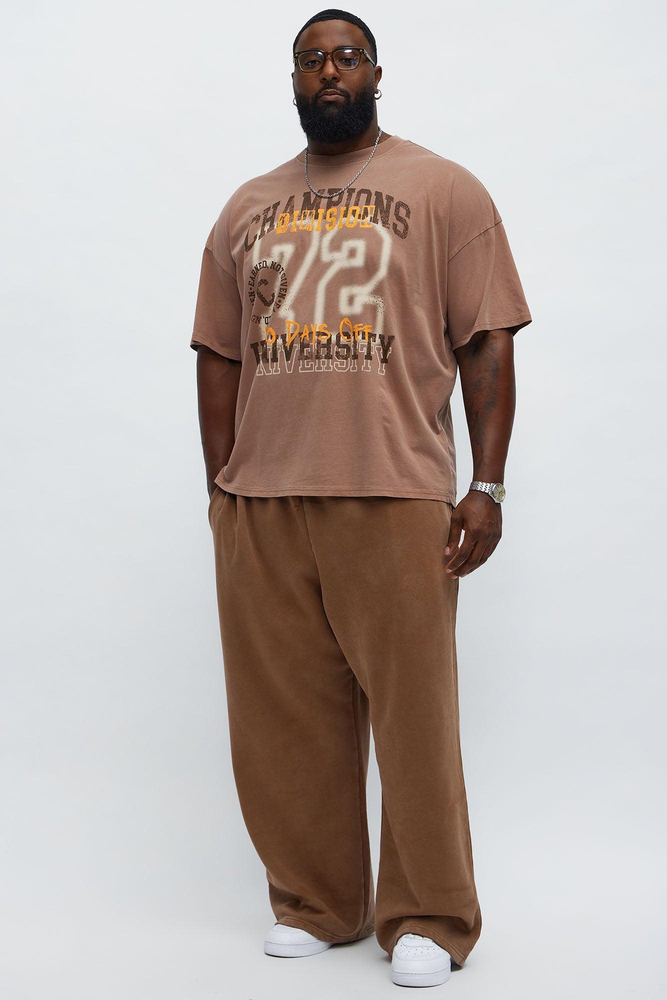 Champions Divisions 72 Oversized Short Sleeve Tee - Brown Product Image