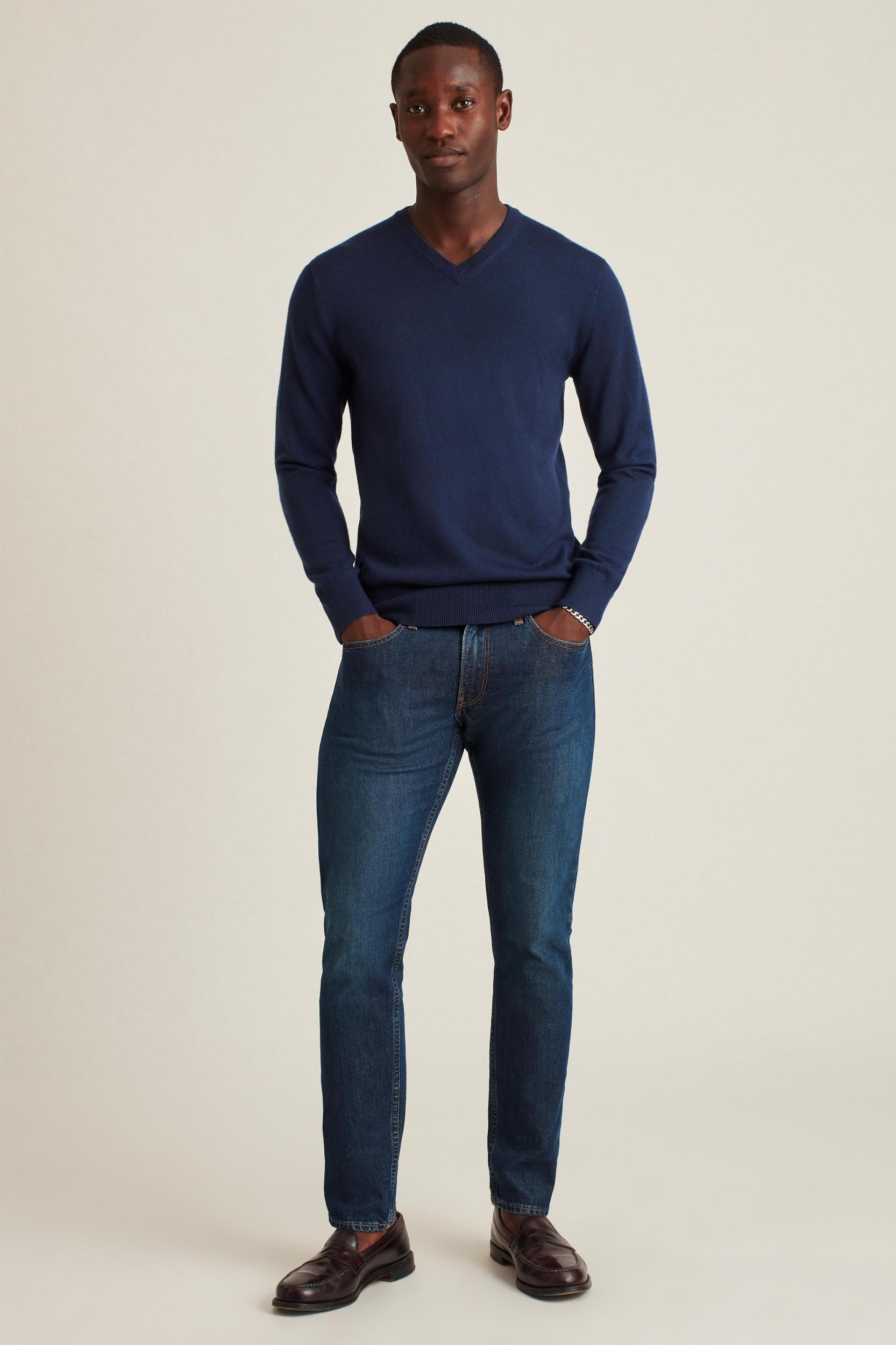 Washable Merino V-Neck Sweater Product Image