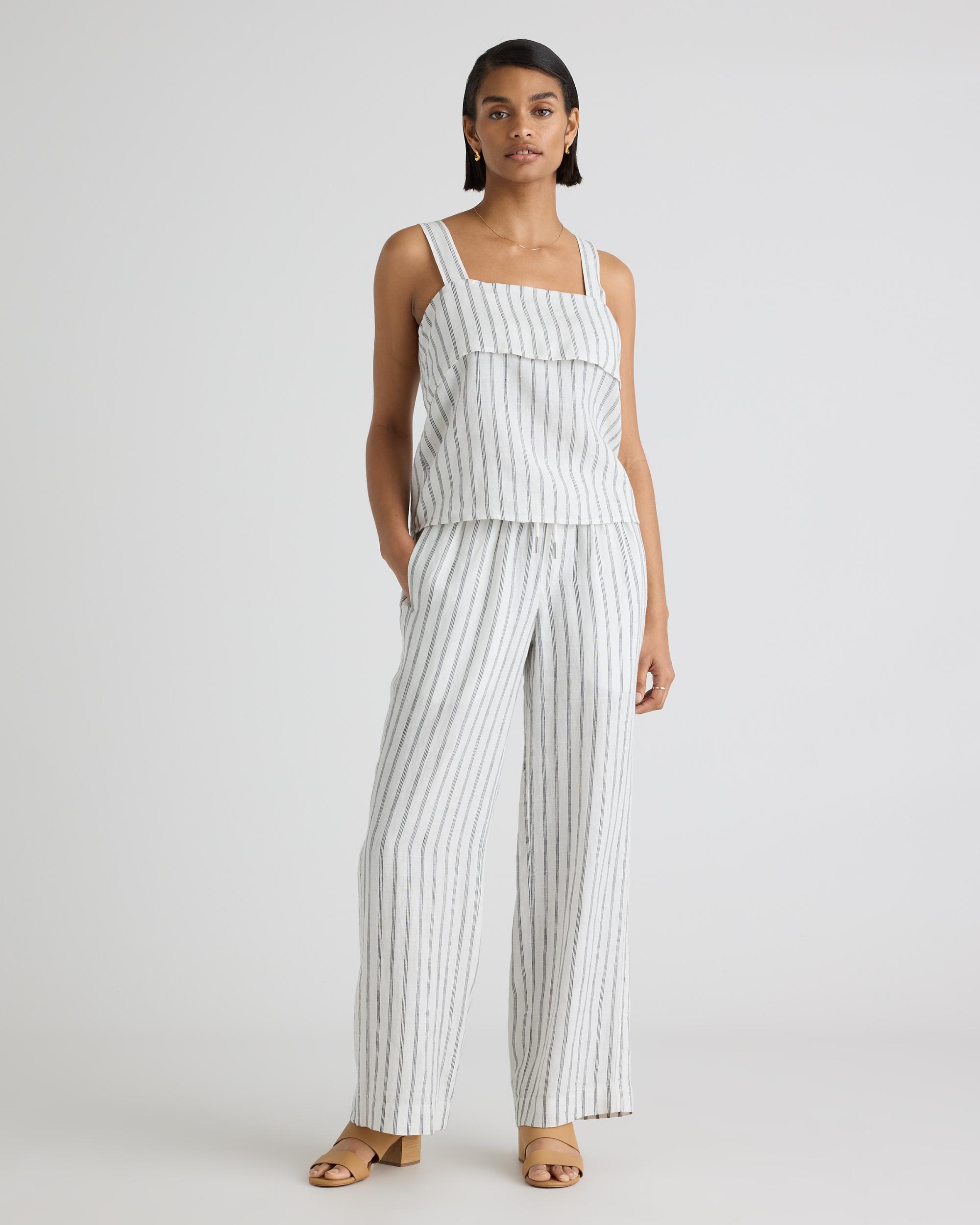 Quince | Women's 100% European Linen Wide Leg Pants Size XL Product Image