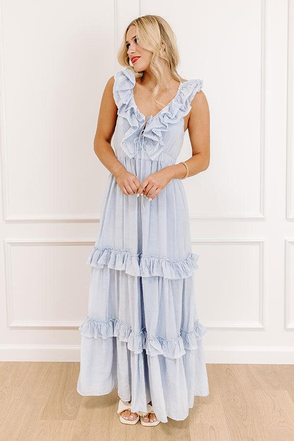 Chateau Vineyard Front Tie Maxi Dress Product Image