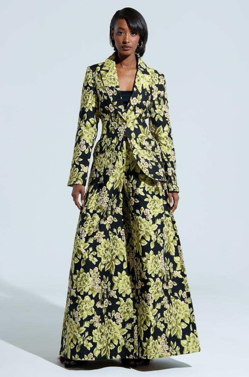 BUY MYSELF FLOWERS BROCADE BLAZER Product Image