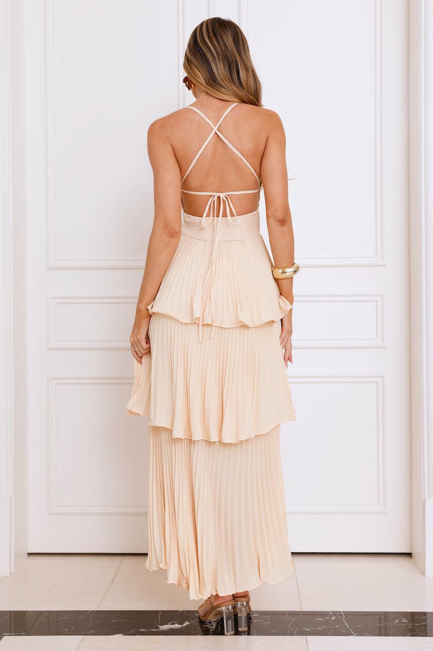 Fashionably Ever After Maxi Dress Lemon Product Image