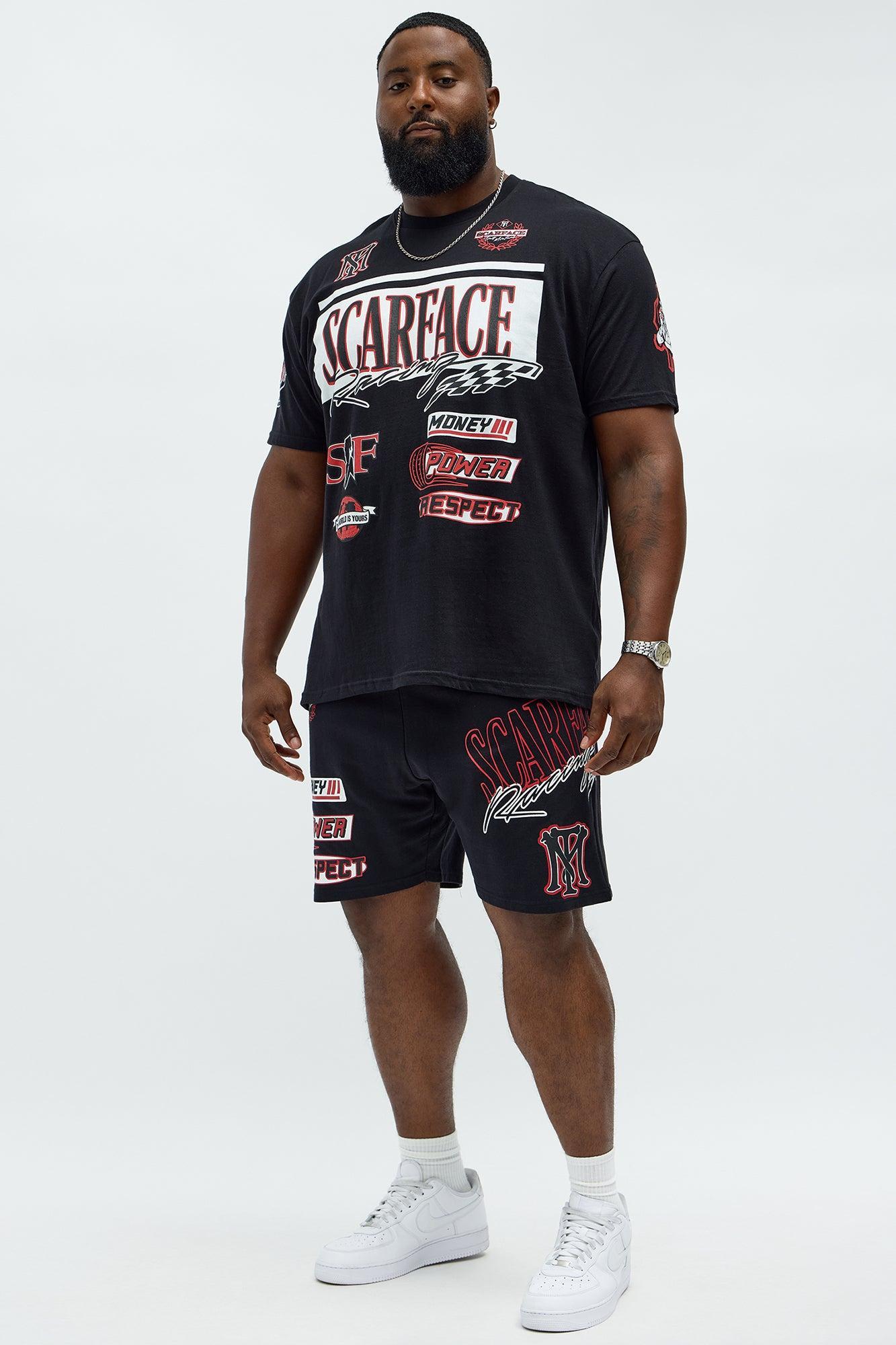 Scarface Racing Sweatshorts - Black Product Image