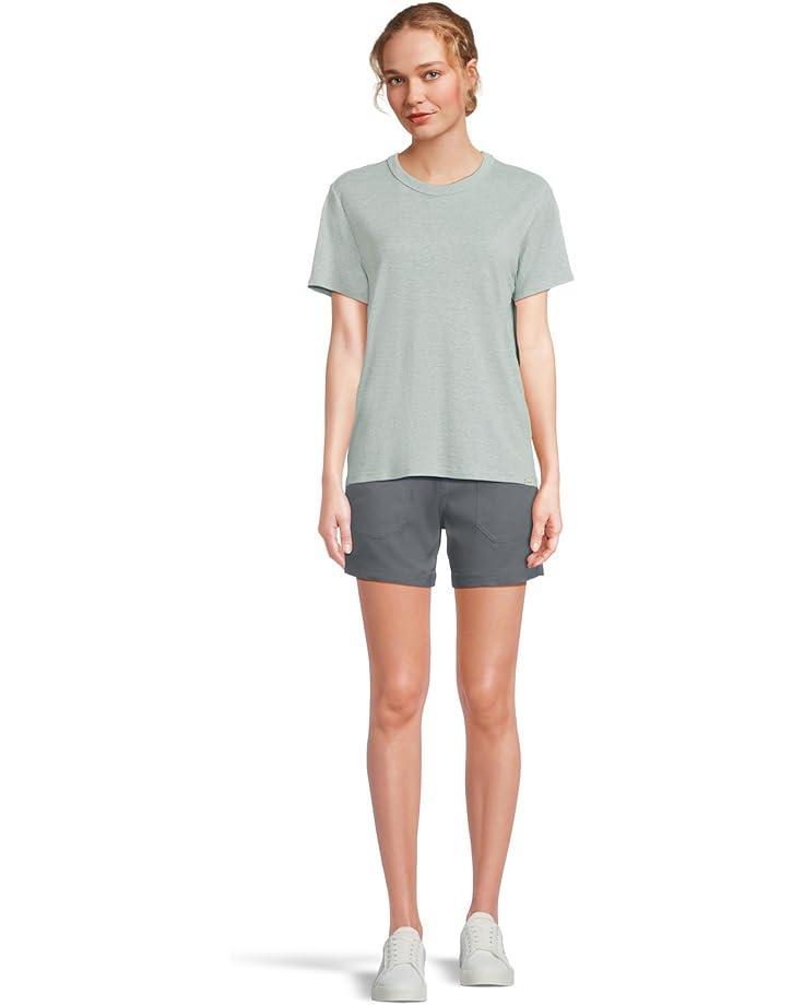 Striped Baby Tee With Crest Button Detail Product Image