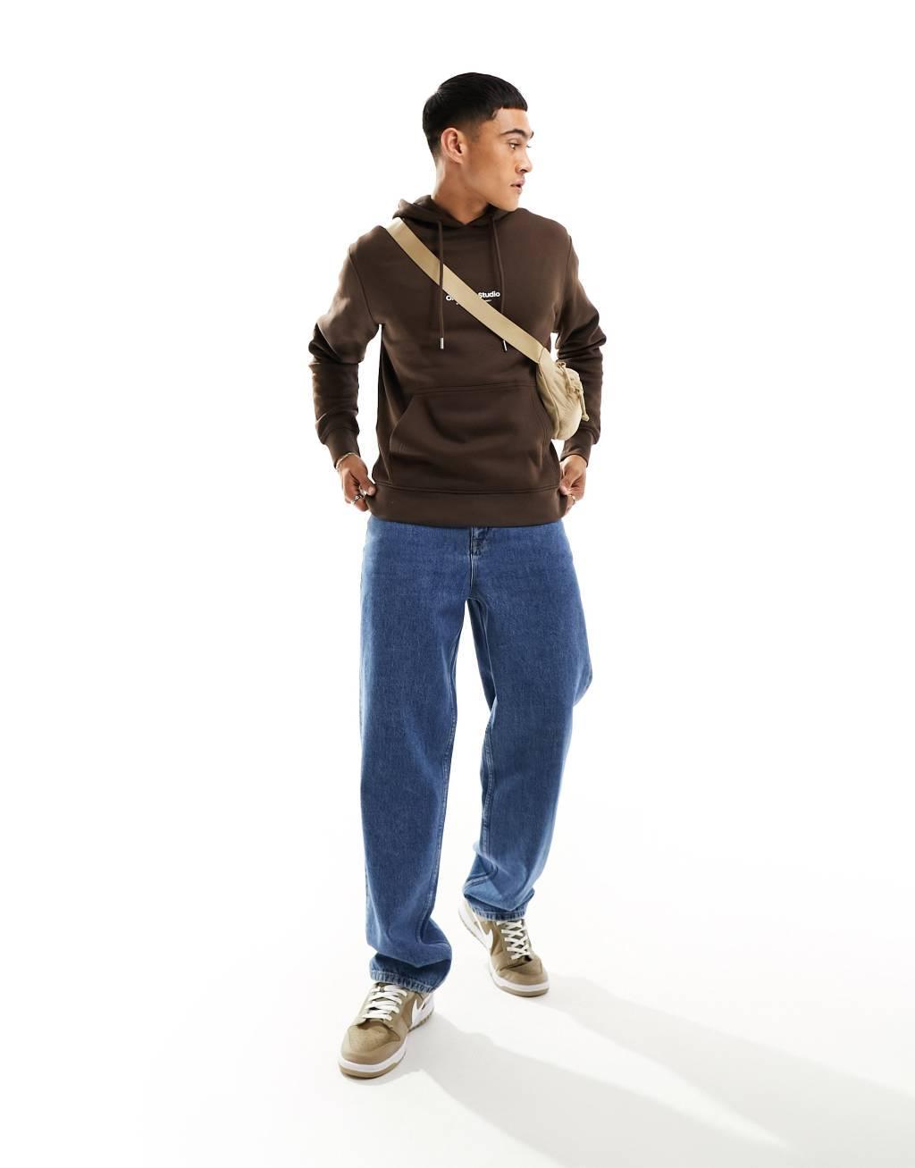 Jack & Jones oversize hoodie with originals logo Product Image